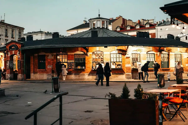 Hidden bars in Krakow Jewish Quarter Kazimierz district