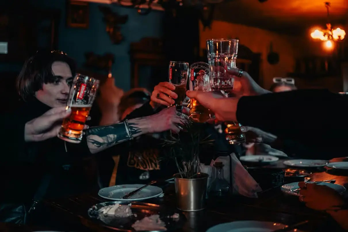 Polish tapas and traditional drinks tasting experience in restaurant